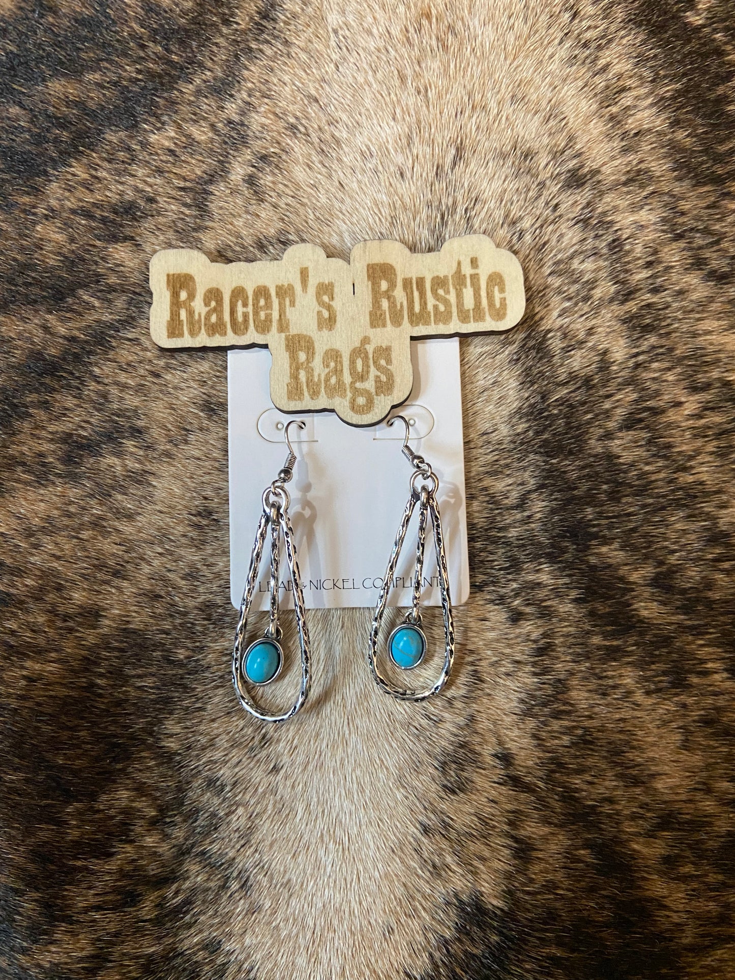 Turquoise Teardrop Earrings