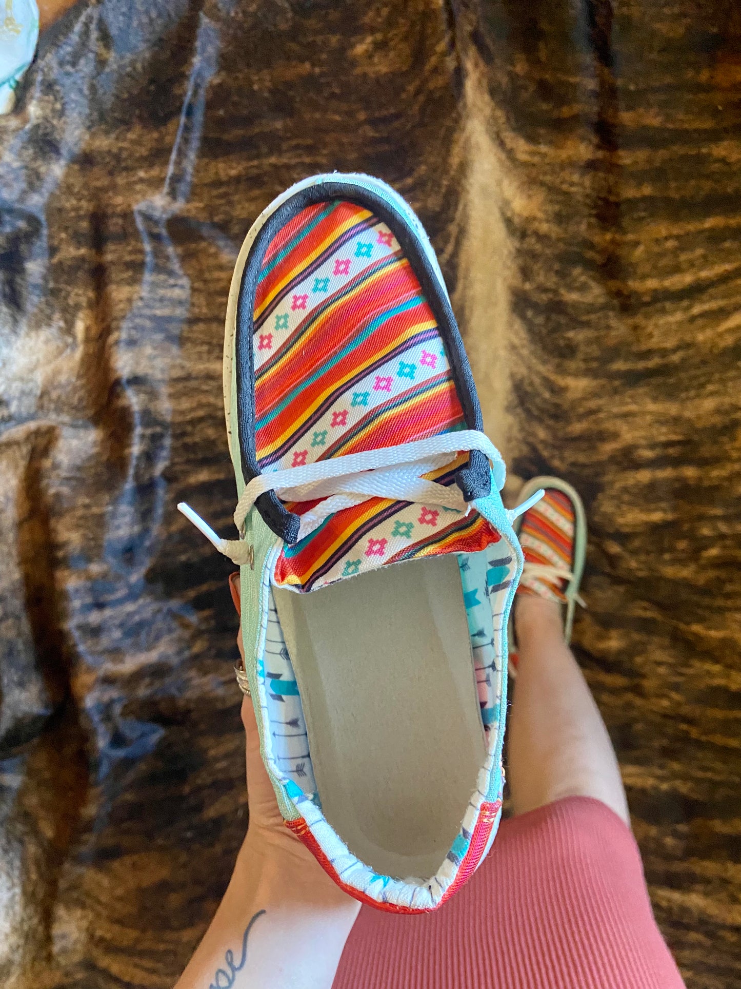 Sunset Serape Shoes