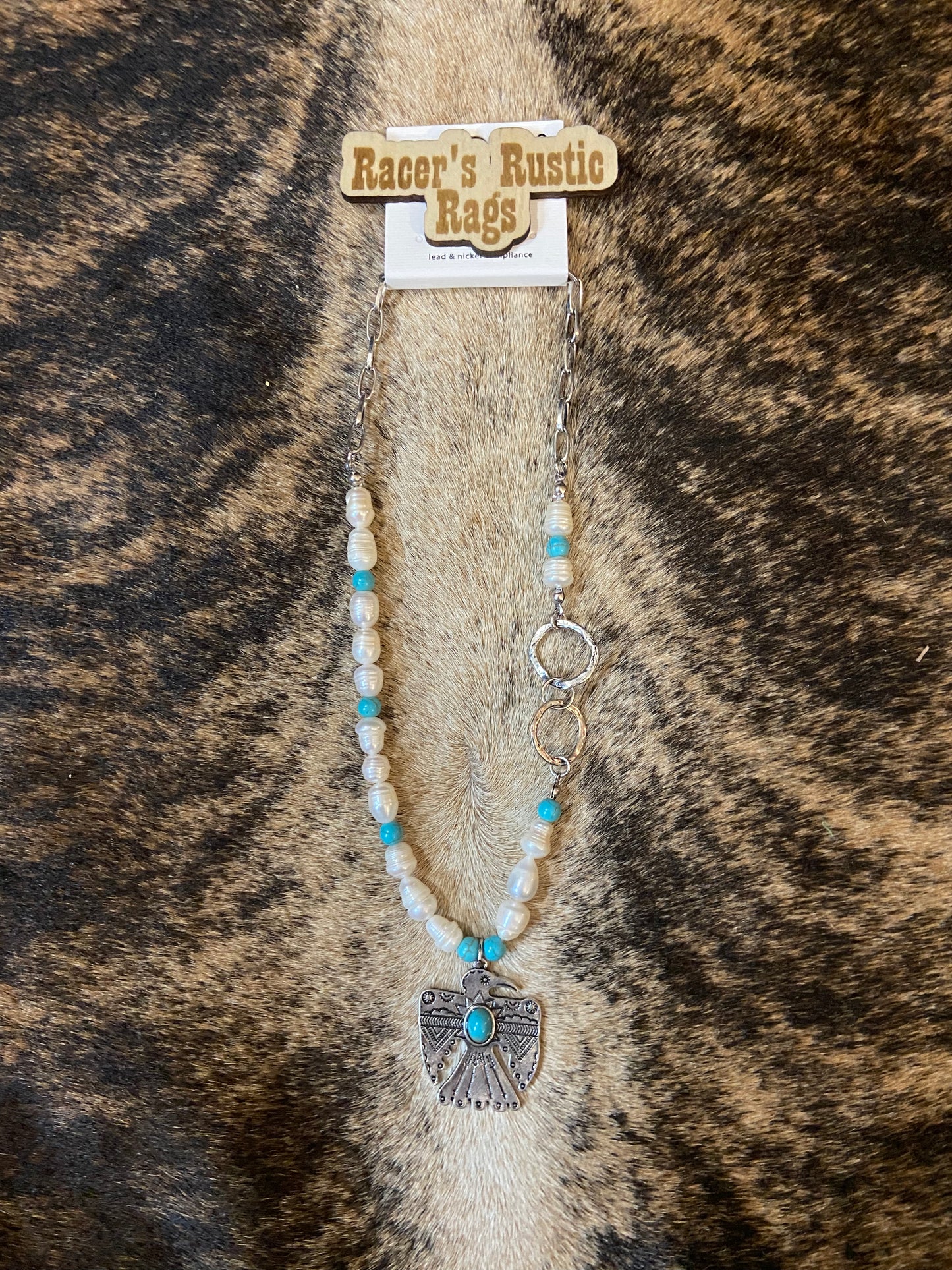 Turquoise Thunderbird Necklace