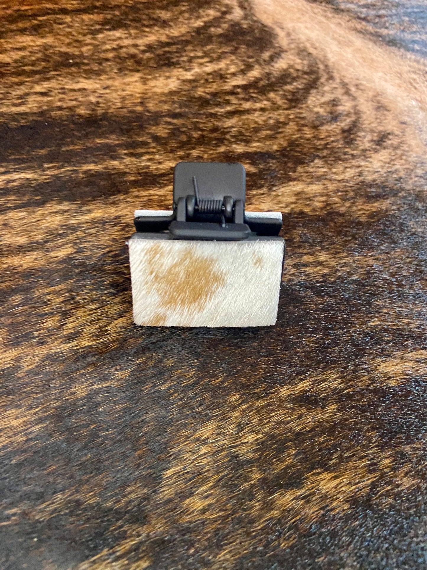 Cowhide Claw Clips 2 Inch