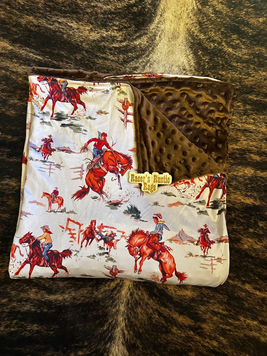 Bronc Minky Blanket