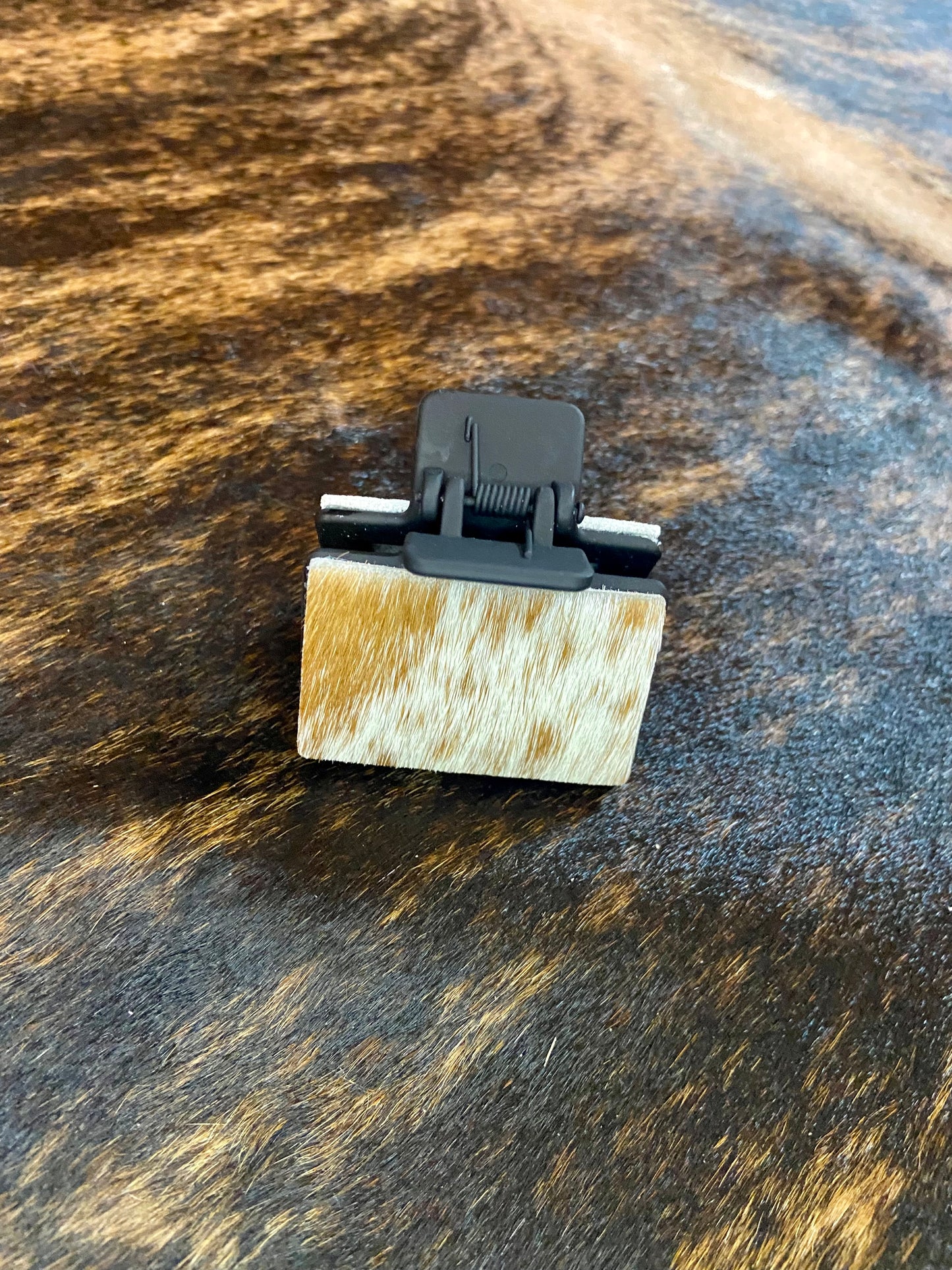 Cowhide Claw Clips 2 Inch