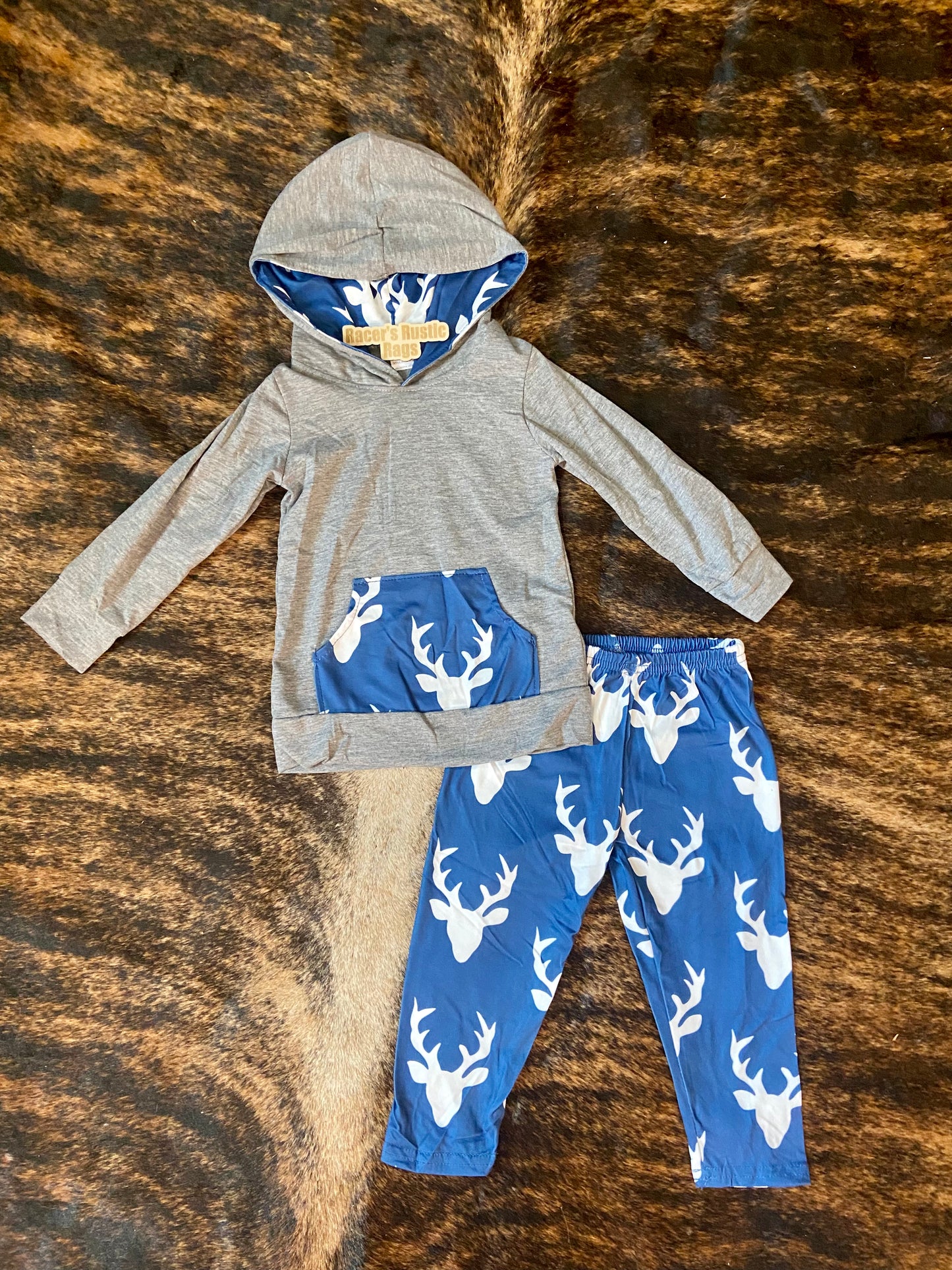 Boys deer jogger set