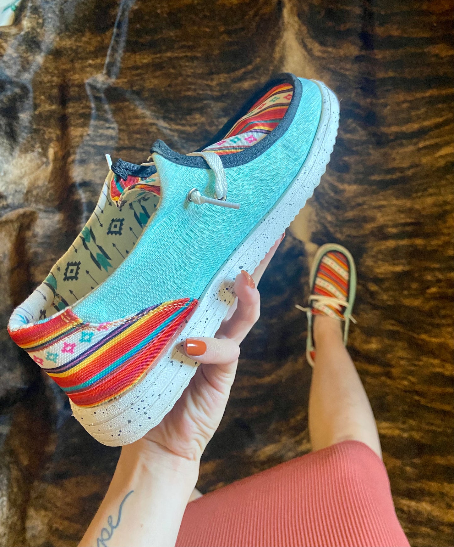 Sunset Serape Shoes