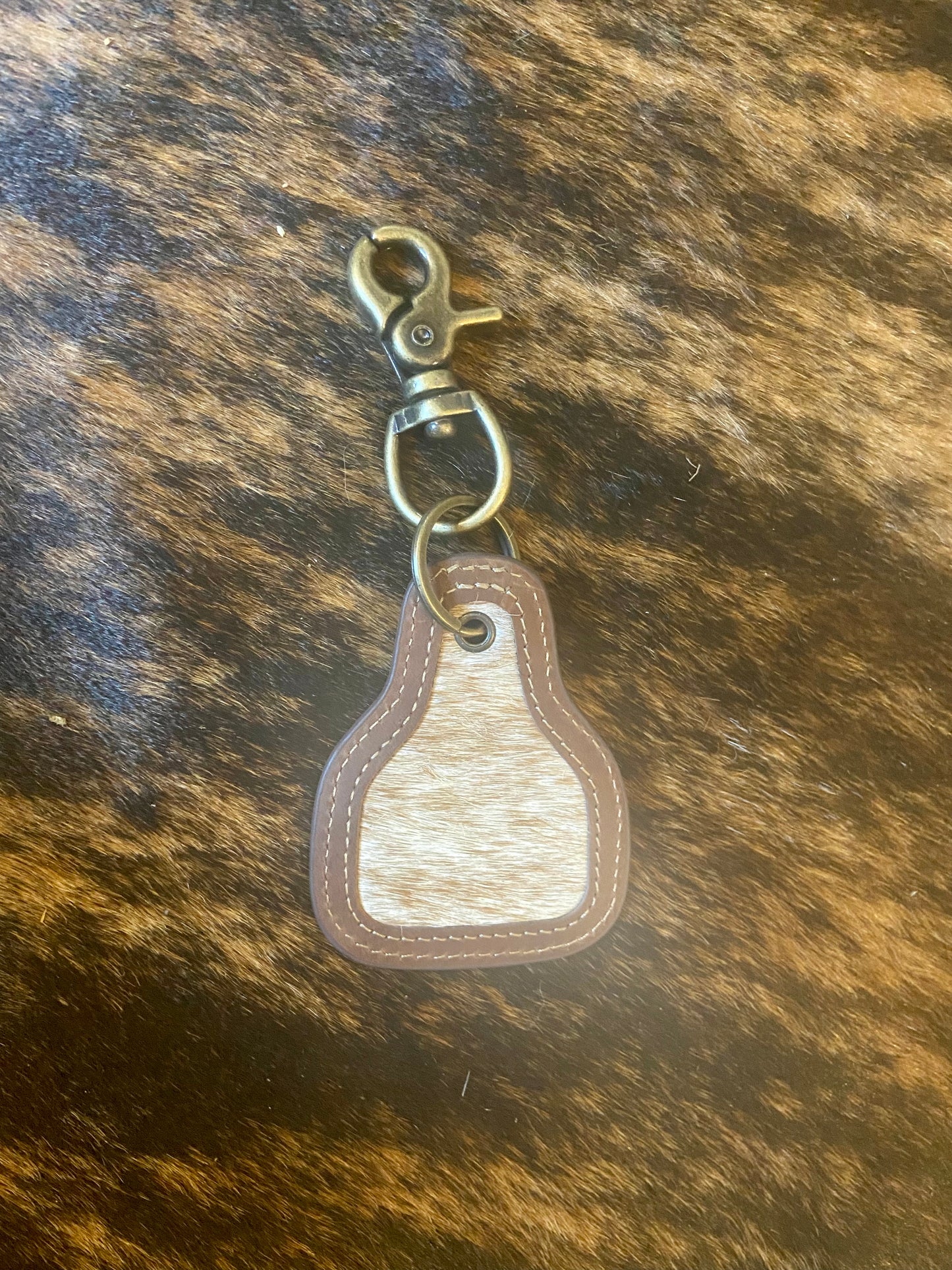 Cow Tag Hide Key Fob