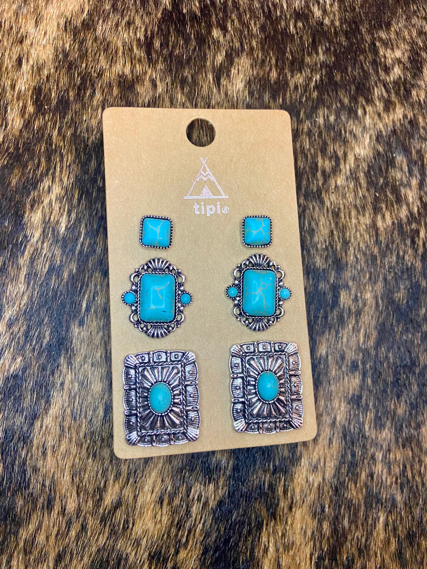 Turquoise Tannehill Earring Set