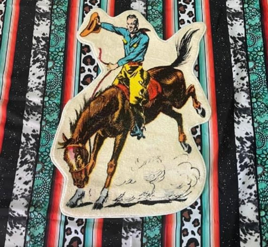 Bronc Rider Rug