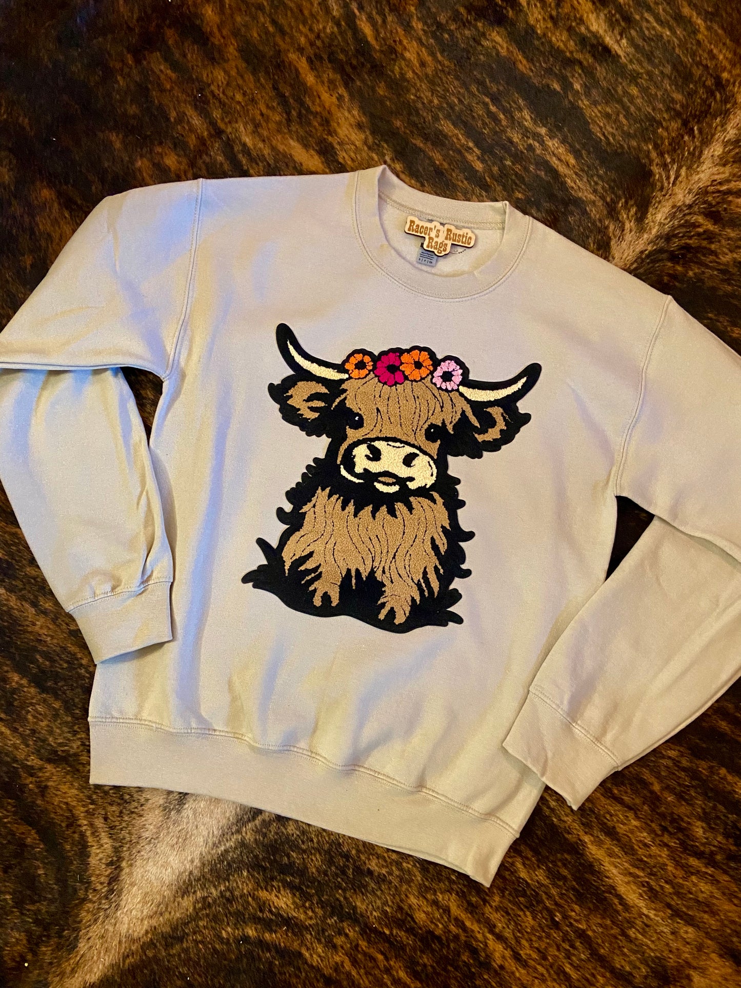 Highlander Chenille Patch Crewneck