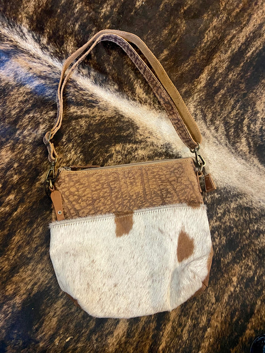 Mountain View Leather and Hairon Bag